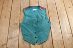 Vintage 1980s Arizona Jean Company Suede Leather Vest
