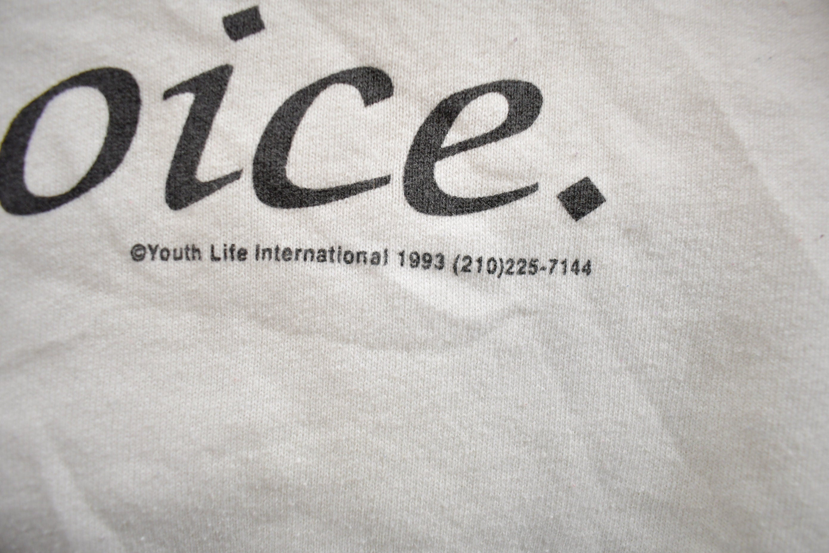 Vintage 1993 Life The Most Beautiful Choice Cute Crewneck Sweater Made In USA