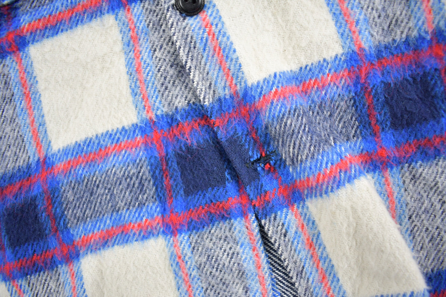 Vintage 1980s North Country Plaid Flannel Shirt / 80s Button Up / Vintage Flannel / Plaid Shirt / Button Down