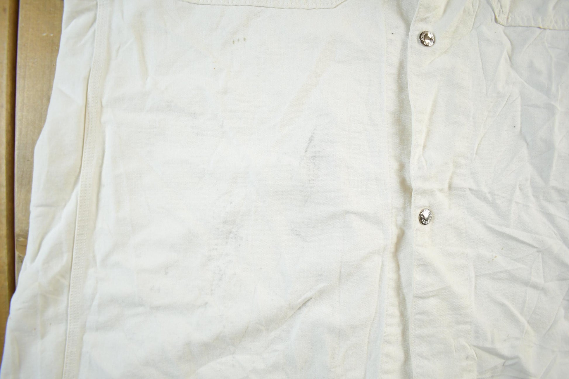 Vintage 1940s 4 Pocket Shop Coat Johnson Uniform Co Go-Pfor Men's Large