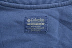 Vintage 1990s Columbia Navy Blue Blank Crewneck Sweatshirt