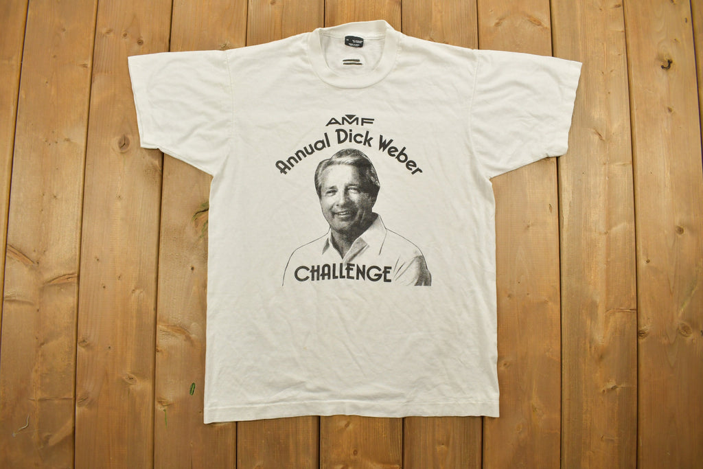 Vintage 1990s Annual Dick Weber Challenge Graphic T-Shirt