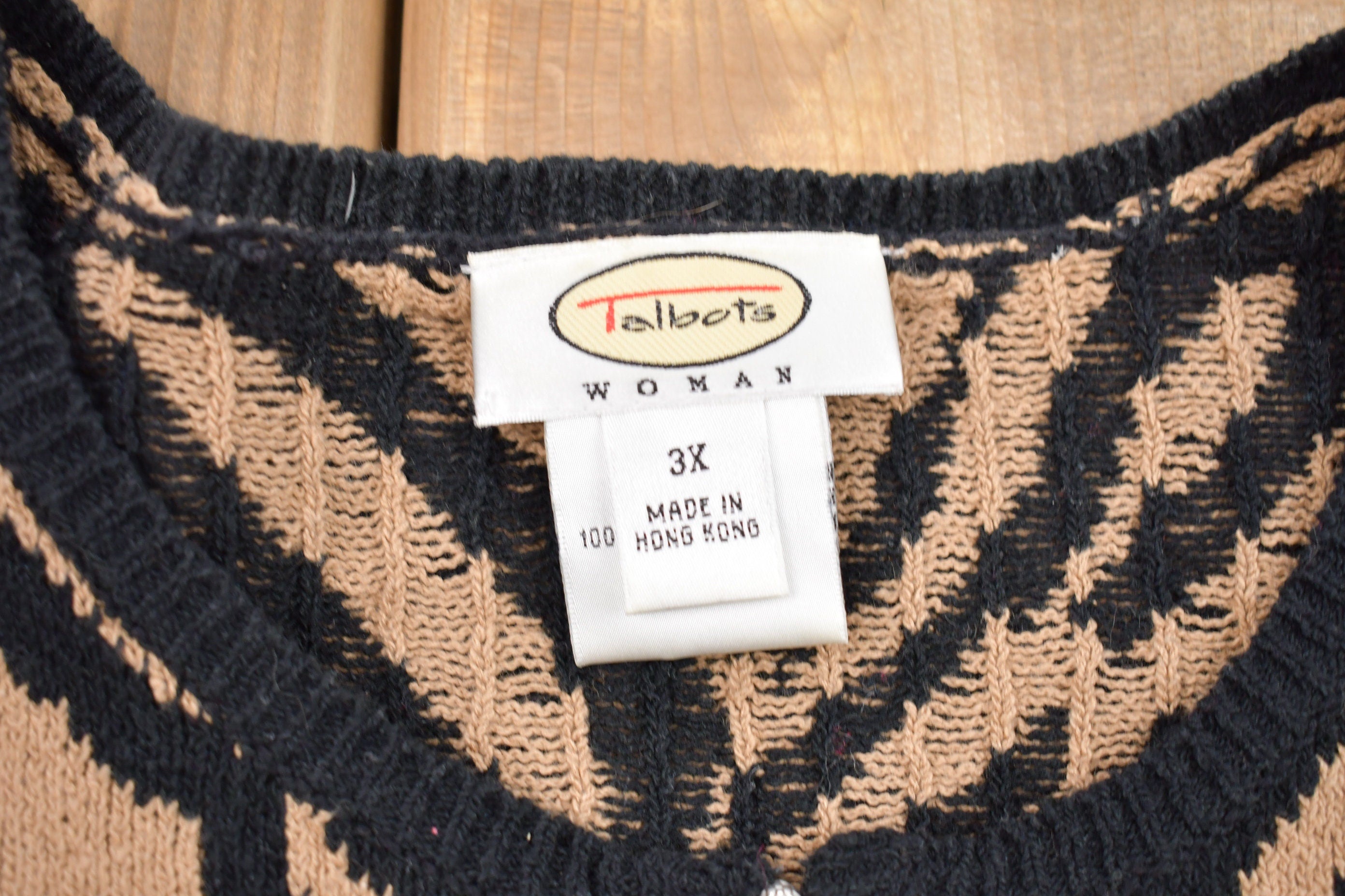 Vintage 1980s Talbots Knitted Sweater