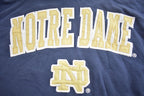Vintage 1990s University Of Notre Dame Embroidered Hoodie Made In USA