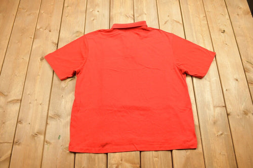 Vintage 1990s Key West Souvenir Collared T Shirt / Streetwear / Made In USA / Vacation Tee / Travel T Shirt / Key West Souvenir / Red Polo