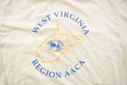 Vintage 1990s West Virginia Travel Themed Collard Shirt