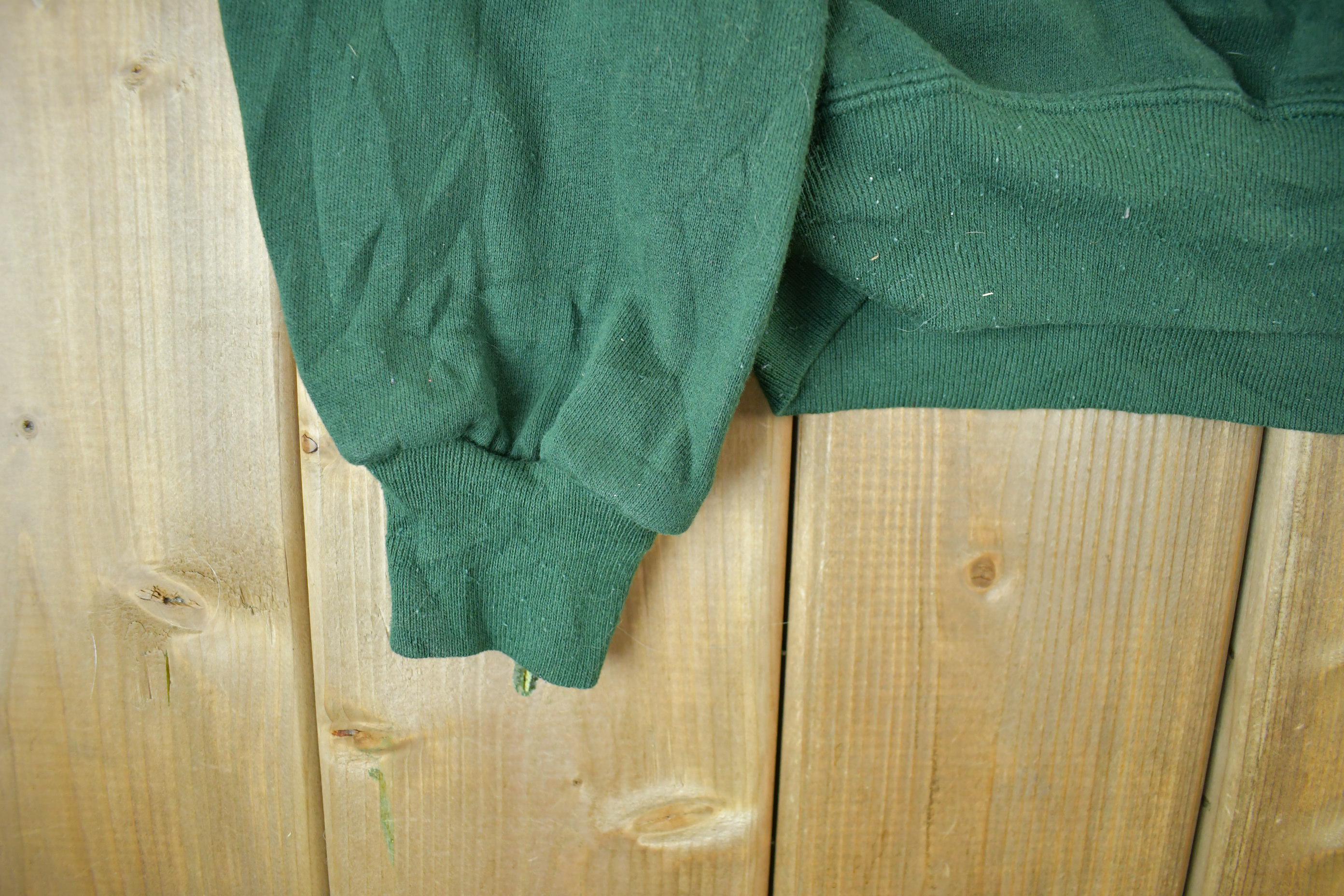 Vintage 1990s Jerzees Blank Crewneck Sweatshirt Men's Large