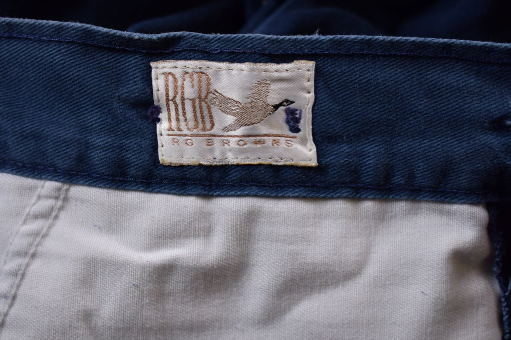 Vintage 1990's RG Brown's Khaki Pants 34 x 29
