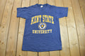 Vintage 1990s Kent State University Collegiate Graphic T-Shirt Made In USA