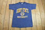 Vintage 1990s Kent State University Collegiate Graphic T-Shirt Made In USA
