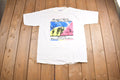 Vintage 1990 Little Miami Triathlon Souvenir Travel T Shirt Made In USA