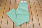 Vintage 1980's Seafoam Green Straight Leg Jeans 33 x32