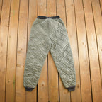 Vintage 1990s Green Insulated Snow Pants Size M