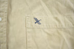 Vintage 1990s Eddie Bauer Embroidered Logo Button Up