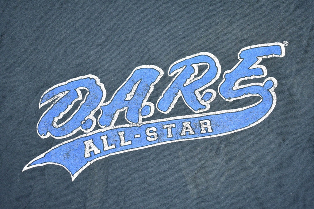 Vintage 1990s D.A.R.E. All Star Graphic T Shirt /