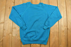 Vintage 1980s Hanes Her Way Raglan Crewneck Sweatshirt