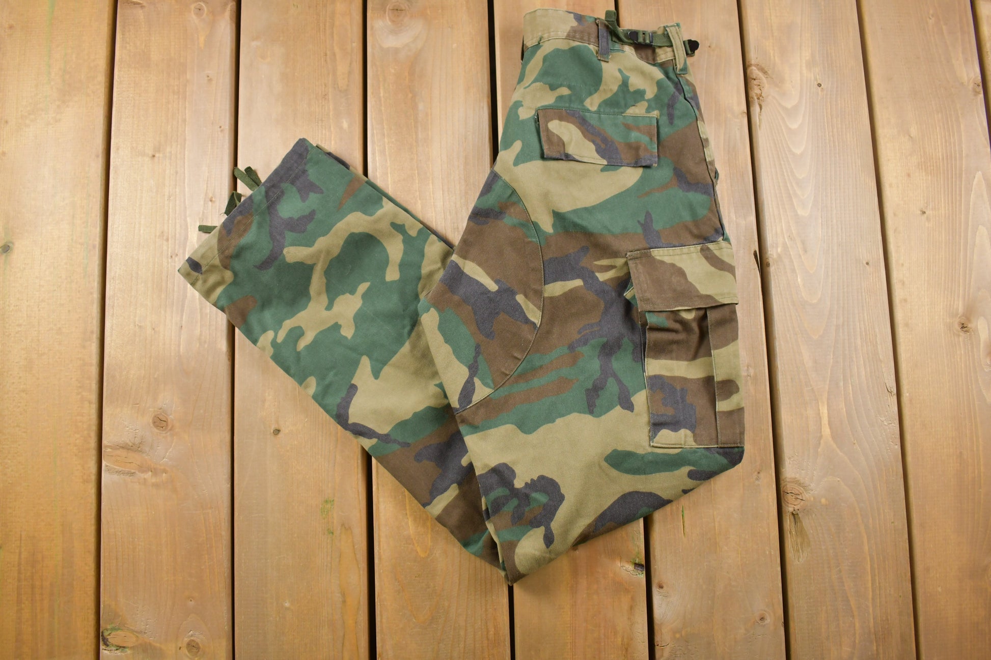 Vintage 2001 Army Military Camouflage Cargo Pants Size 29 x 31