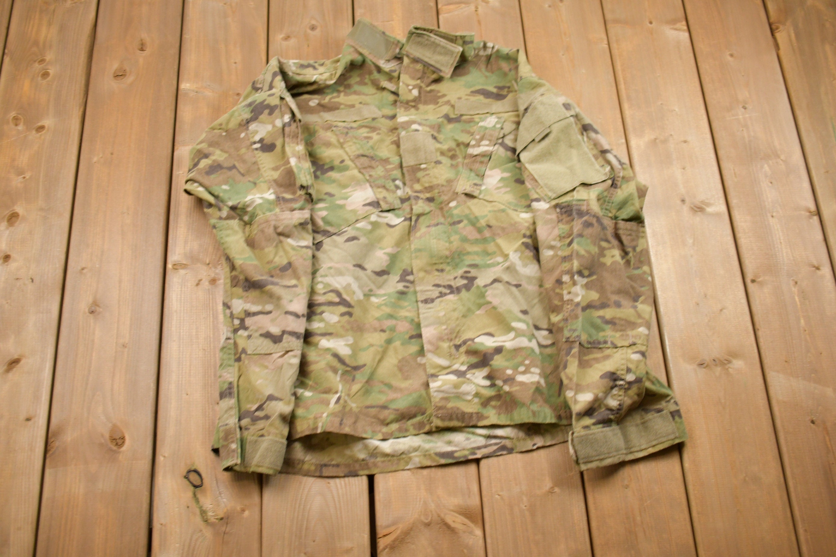 Vintage 2001 Military Camo Field Jacket