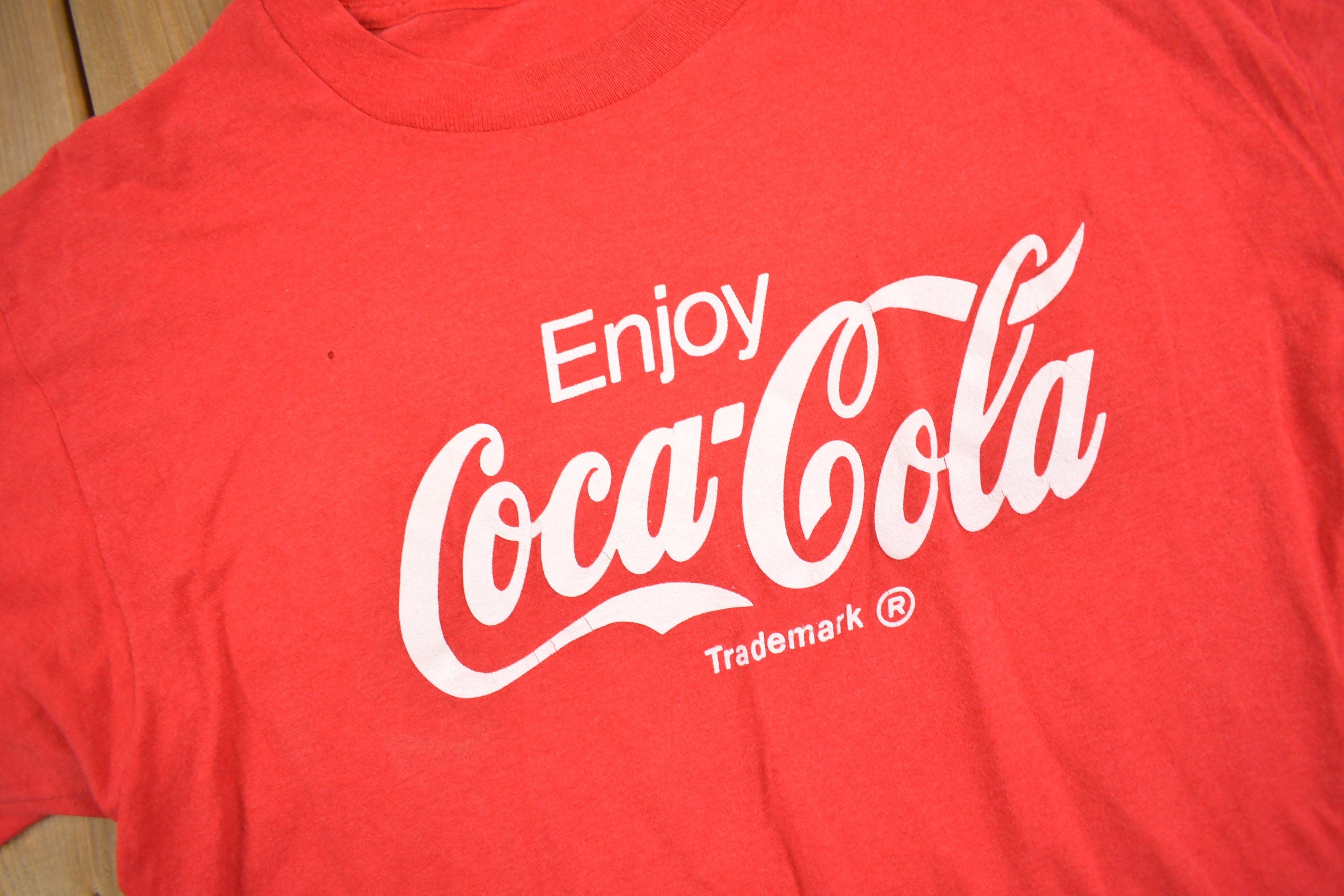 Vintage 1980s Enjoy Coca Cola T Shirt