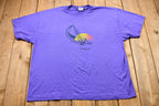 Vintage 1990s Georgia Sailboat Graphic T-Shirt