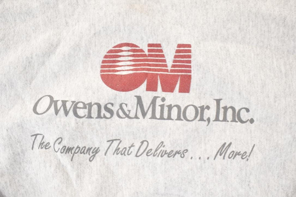 Vintage 1990s Owens And Minor Lee Cross Grain Crewneck Sweatshirt Men's M