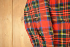 Vintage 1960s Lochan Authentic Tartan Plaid Flannel Button Up Shirt