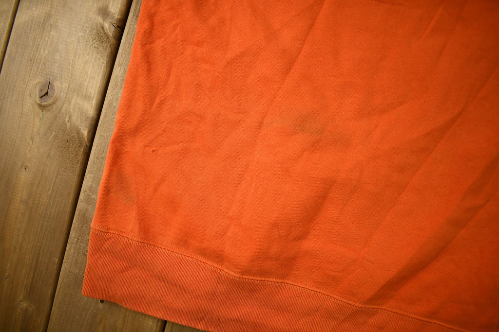 Vintage 1990s Polo Jeans Co Orange Crewneck Sweatshirt