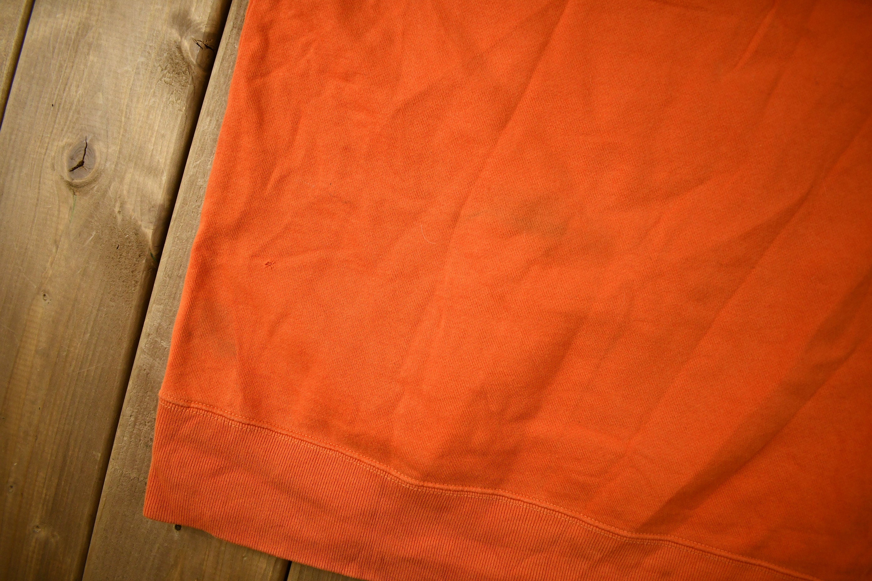 Vintage 1990s Polo Jeans Co Orange Crewneck Sweatshirt