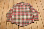 Vintage 1990s Northwest Territory Plaid Flannel Button Up Shirt