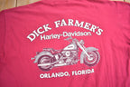 Vintage 1988 Dick Farmer's Harley Davidson Orlando Florida T-Shirt