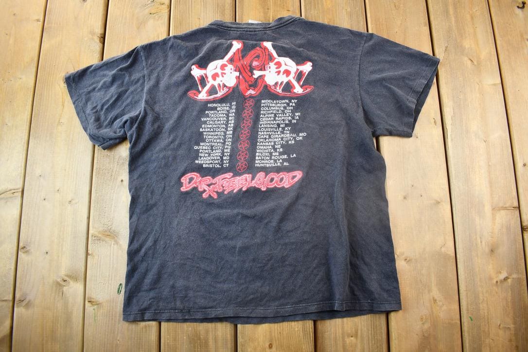 Vintage 1990s Motley Crue Dr. Feel Good Band T-shirt
