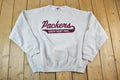 Vintage 1990s Lee Ultraweight Packers Collegiate Style Souvenir Crewneck Sweatshirt Made In USA