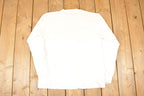 Vintage 1997 Vermont Farm Church Theme Cartoon Graphic Print Crewneck Shirt Men's M