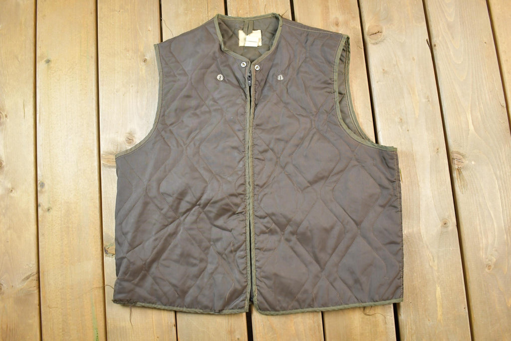Vintage 1990s Neutral Puffer Vest