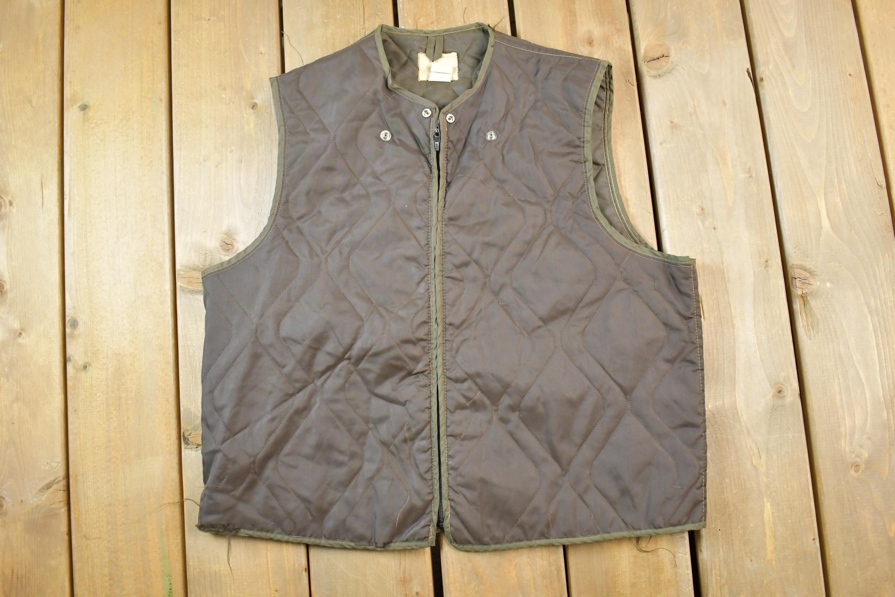 Vintage 1990s Neutral Puffer Vest