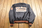 Vintage 1980s J.R.'s Tavern & Restaurant Perrysville Satin Bomber Jacket /