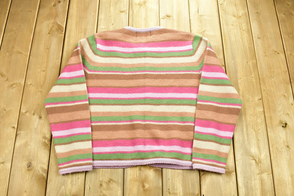 Vintage 1980's 100% Wool Knit Sweater
