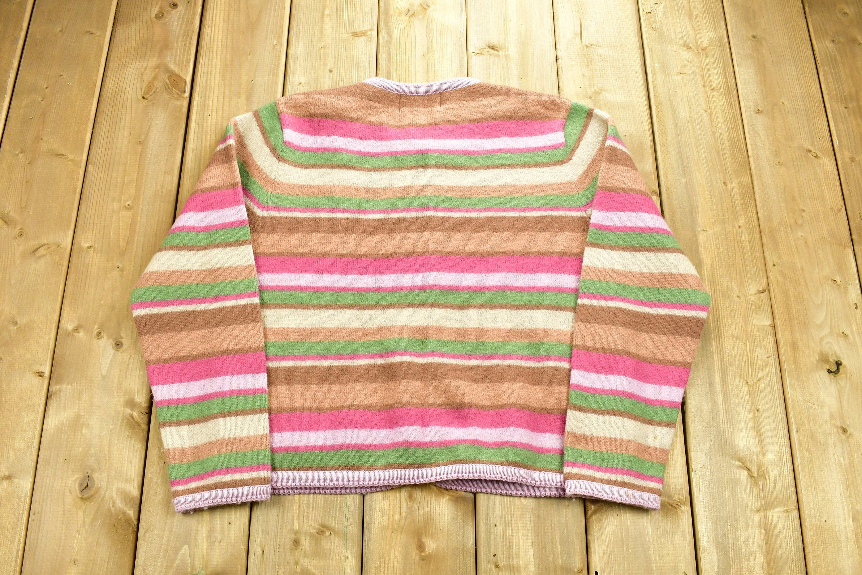 Vintage 1980's 100% Wool Knit Sweater