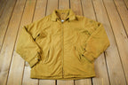 Vintage 1960s Lined Harrington Cropped Jacket General Zipper - Medium