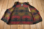 Vintage 1990s Attitudes Aztec Pattern Vest