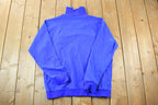 Vintage 1980s Janus Of Norway Souvenir Quarter Zip Sweatshirt Made In Norway