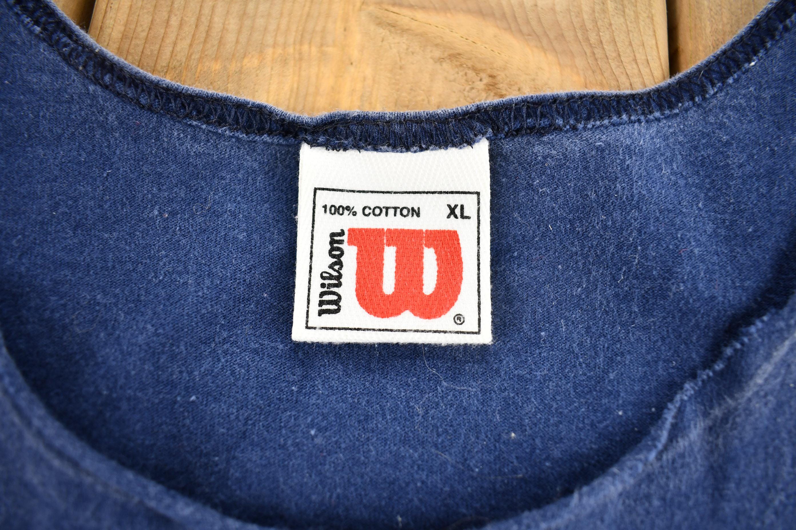 Vintage 1990s Wilson Athletics Simple Logo Graphic Tank Top