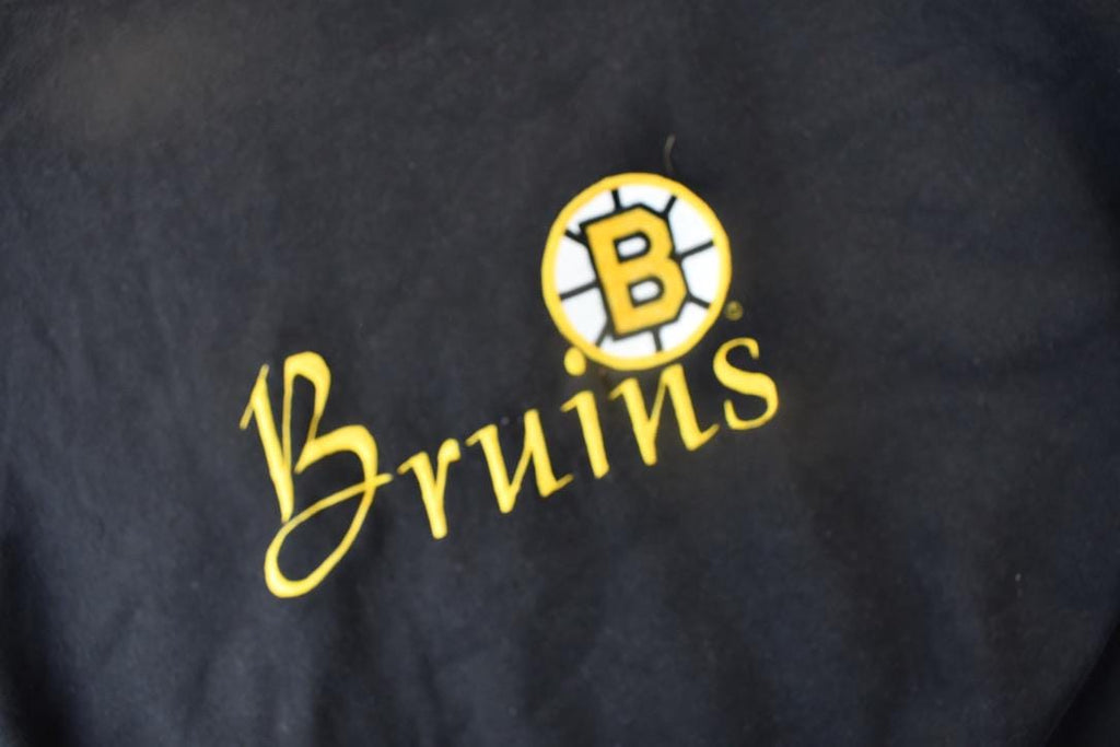 Vintage 1990s Boston Bruins NHL The Game Crewneck Sweatshirt