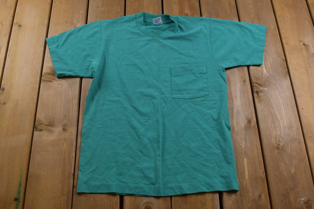 Vintage 1990s BVD Blank Pocket T-Shirt