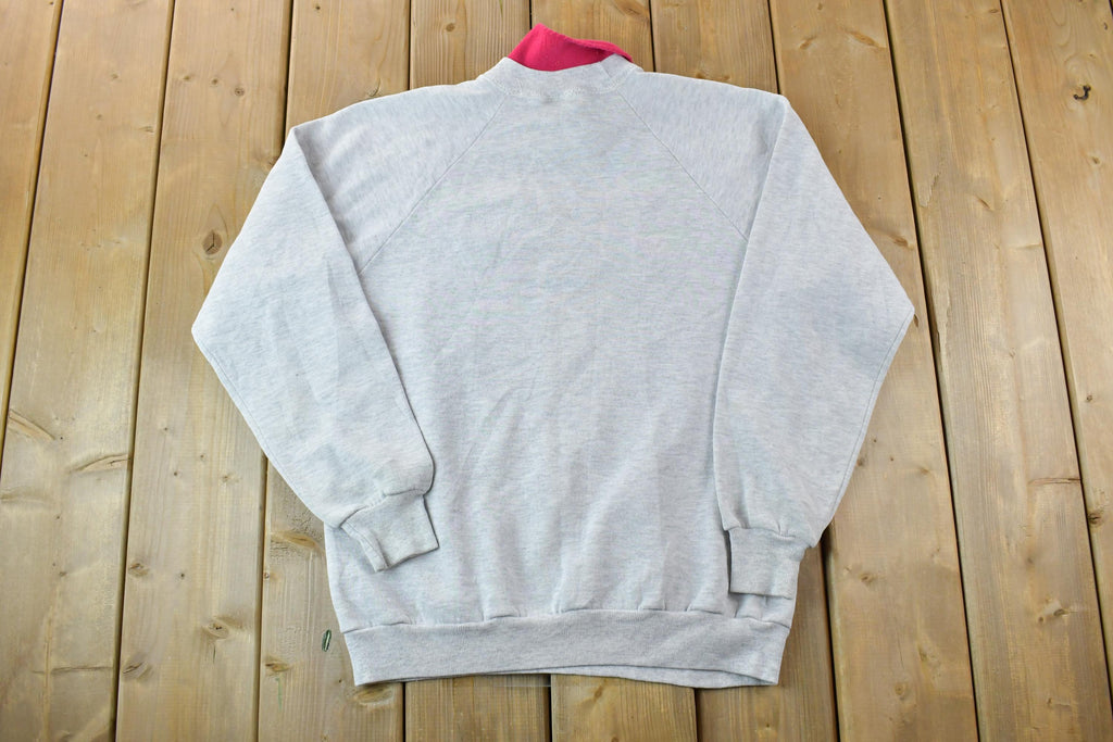 Vintage 1990s Kitten Collared Cute Cat Crewneck Sweater