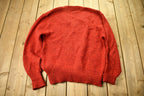 Vintage 1980s Lobo By Pendleton 100% Virgin Wool Knitted Crewneck Sweater