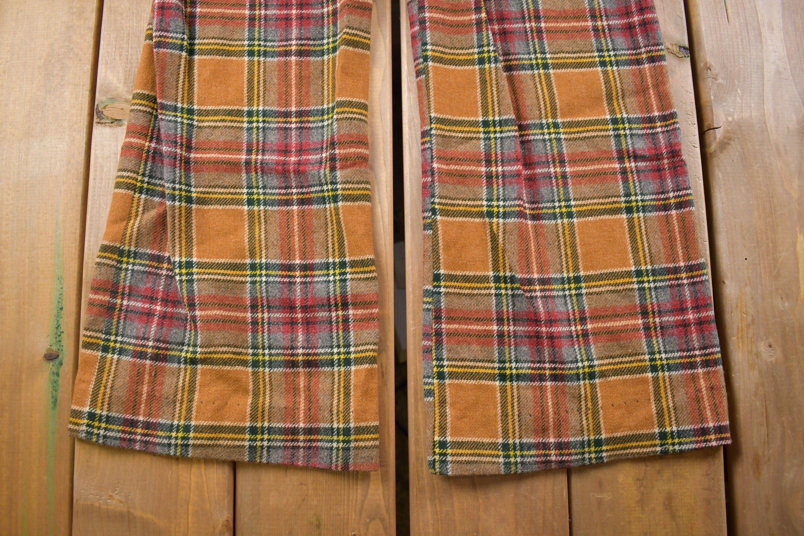 Vintage 1960s Cricketeer Plaid Trousers 35 x 32  Made in USA  American Vintage  Streetwear Fashion  True Vintage Pants