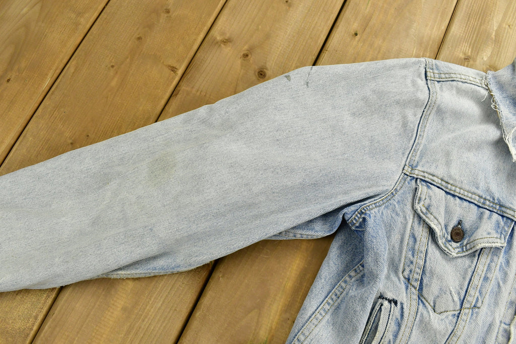 Vintage 1990s Levi's Distressed Denim Jean Jacket