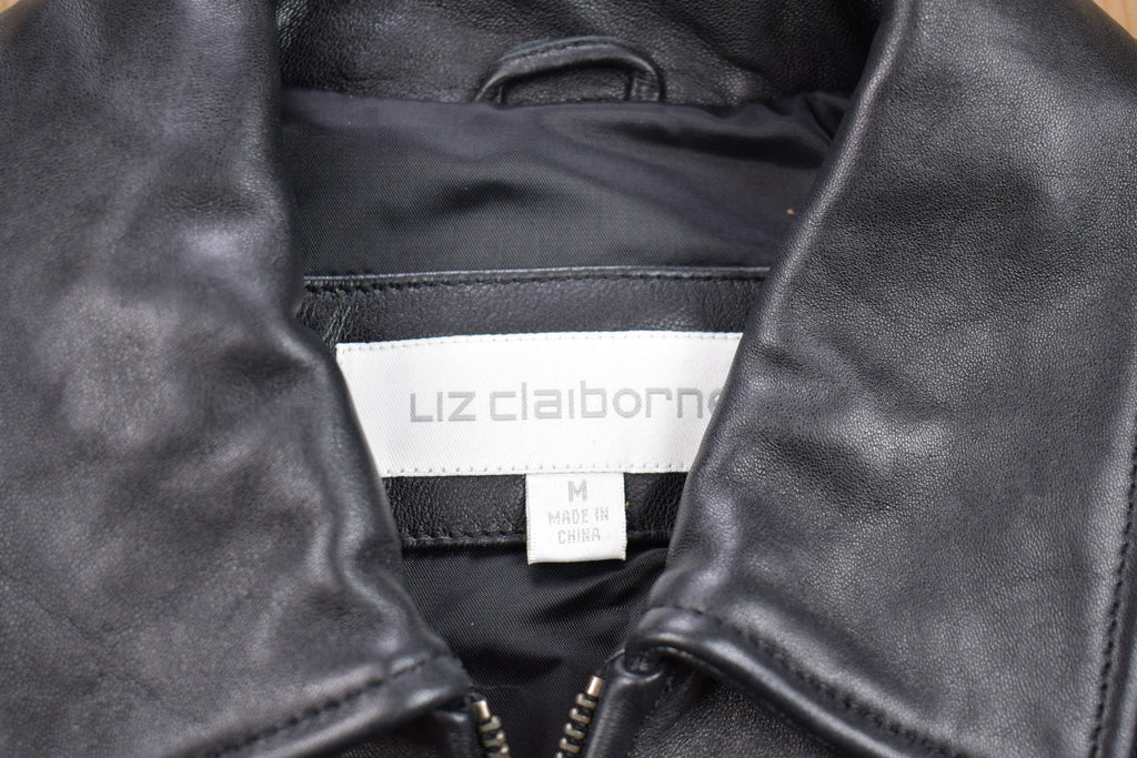 Vintage 1990s Liz Claiborne Leather Jacket