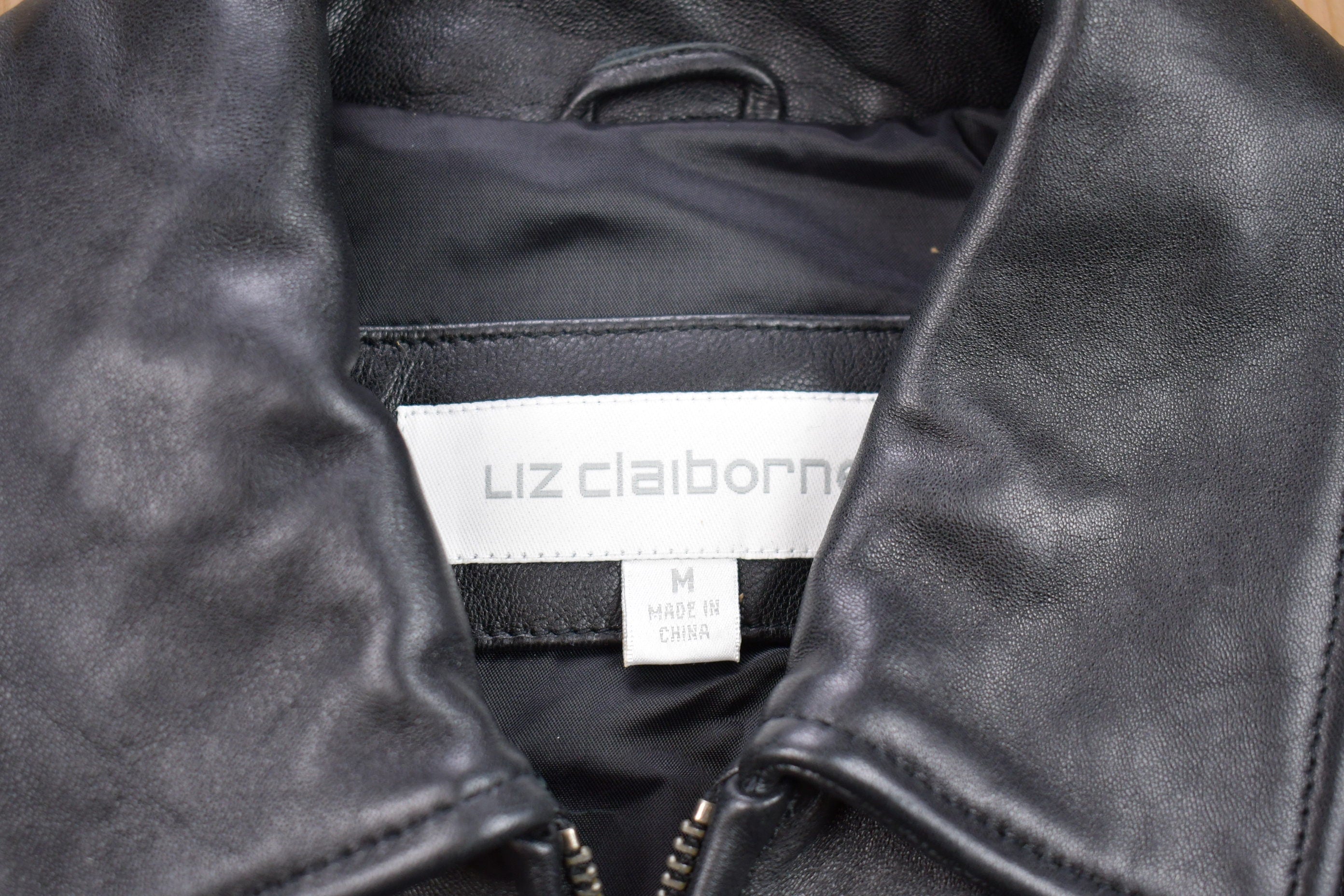Vintage 1990s Liz Claiborne Leather Jacket
